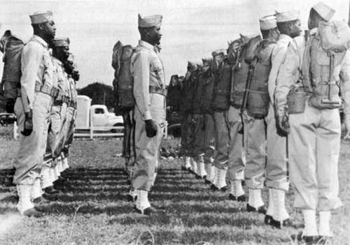 Sergeant Addressing the Line.