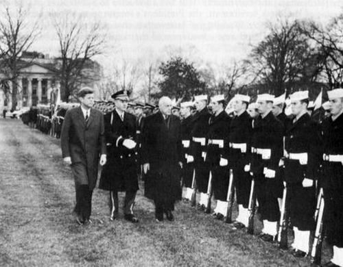 President Kennedy and President Allessandri of Chile