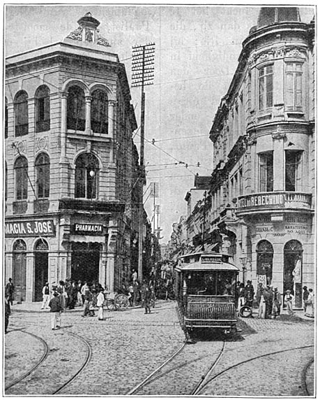 Benedictusstraat in Sao Paulo.