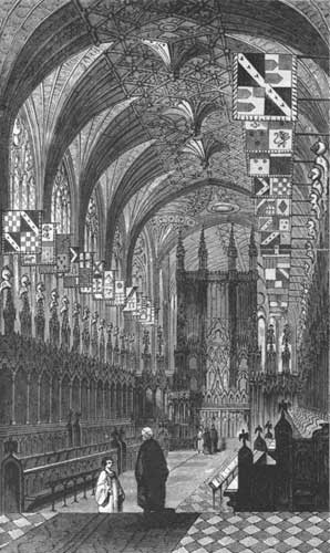 INTERIOR OF ST. GEORGE'S CHAPEL.

(By permission of Messrs. Harper & Brothers.)