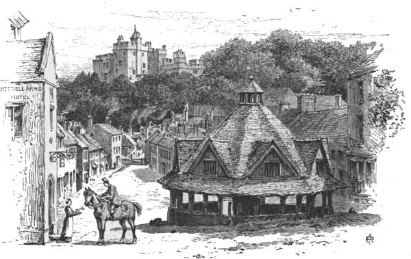 VILLAGE AND CASTLE OF DUNSTER.